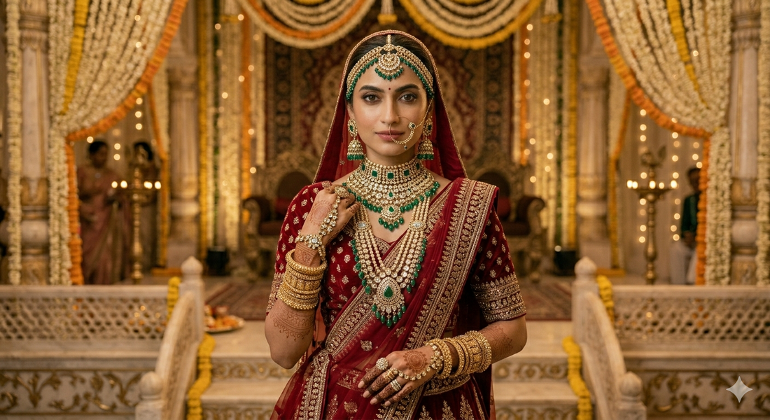 Artificial Jewellery for Red Lehenga – Bridal Styling Guide