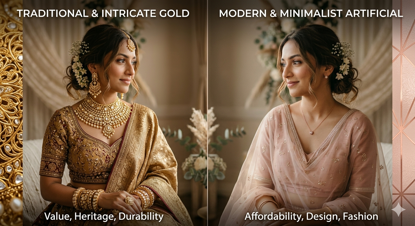 Artificial Jewellery vs Real Jewellery
