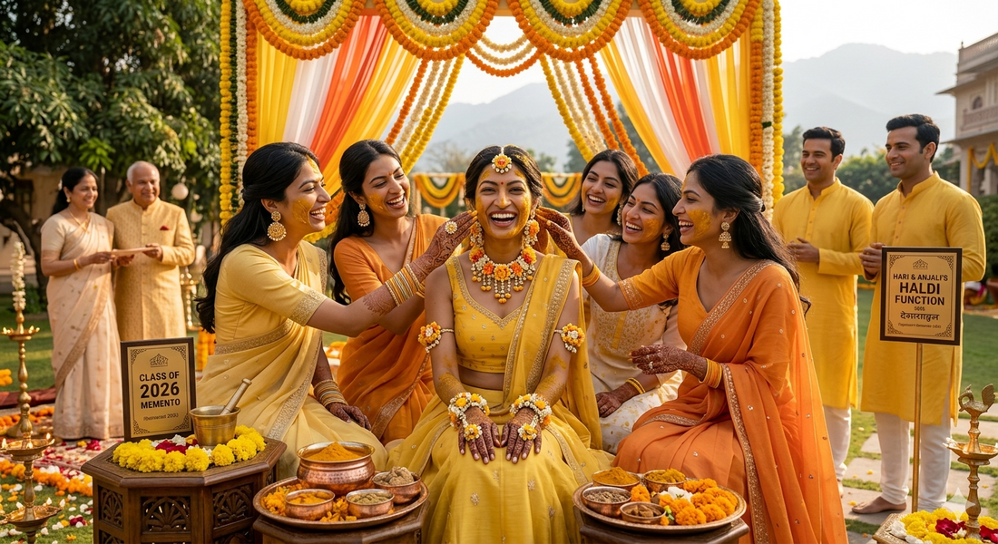 Artificial Jewellery for Haldi Ceremony – Bright & Floral Styling Guide