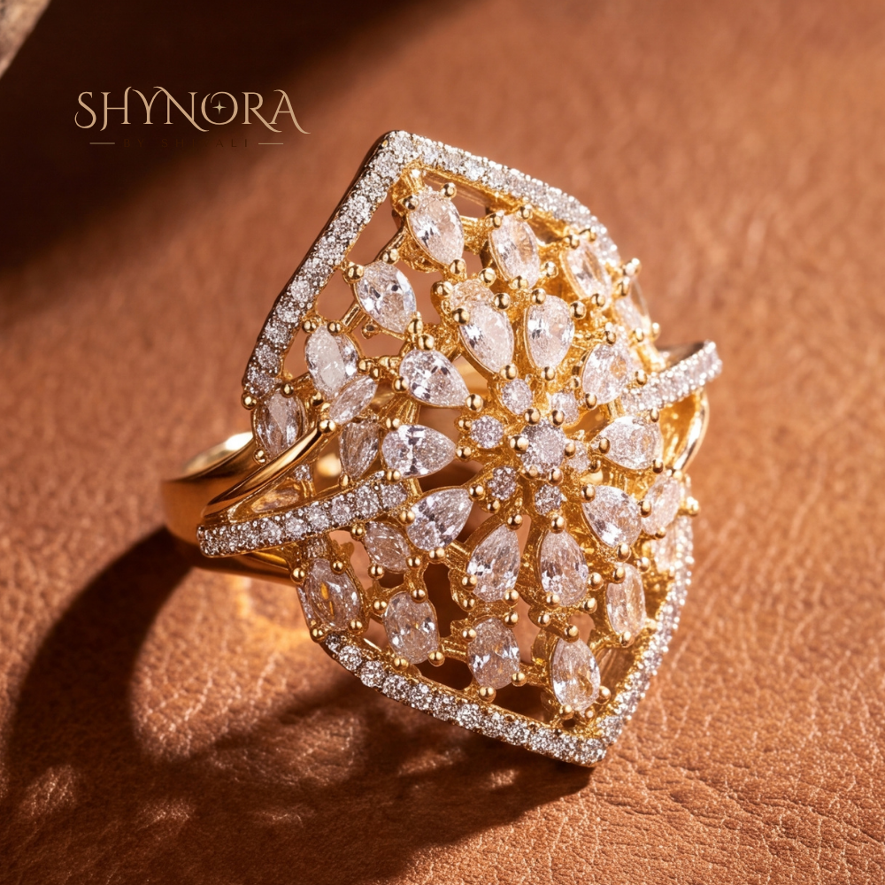 Star Kite Cocktail Ring – Shynora By Shivali