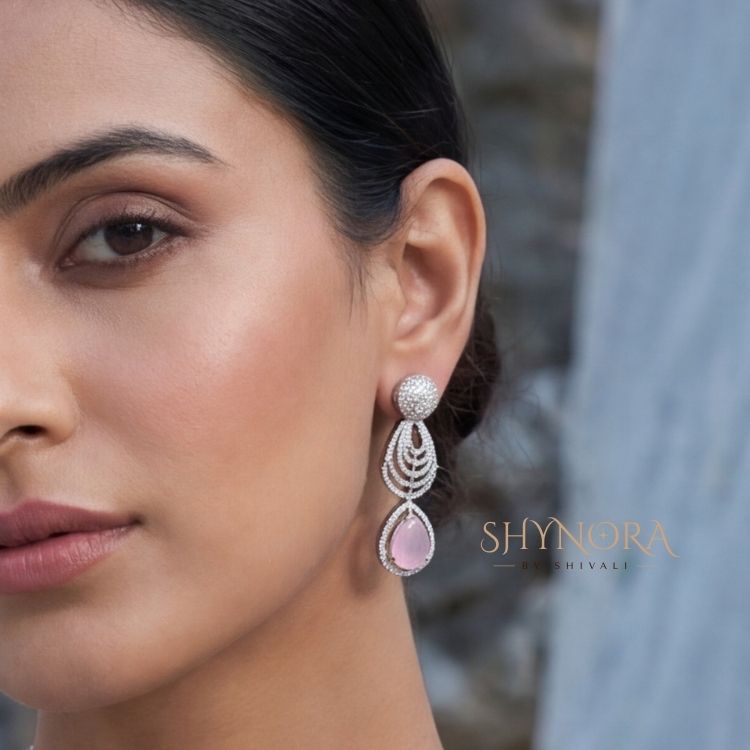 Pastel Multicolor AD Necklace Set with Maang Tikka