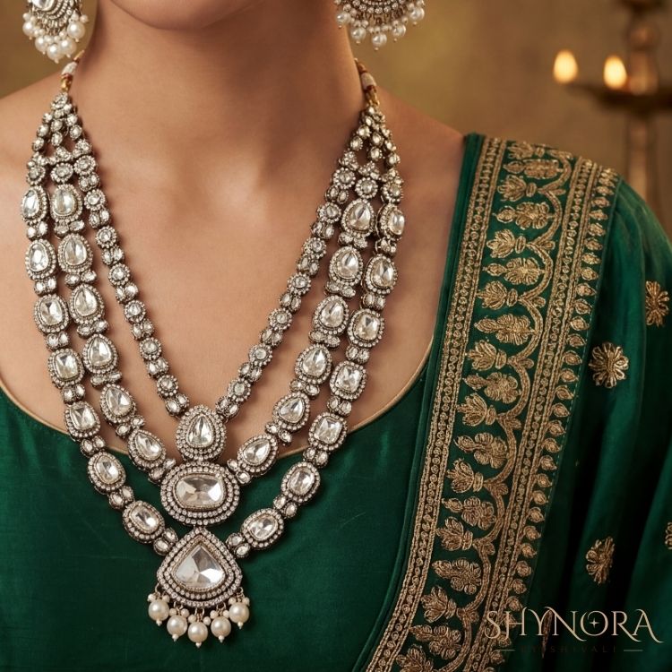 Nooraya Pearl Drop Kundan Bridal Set