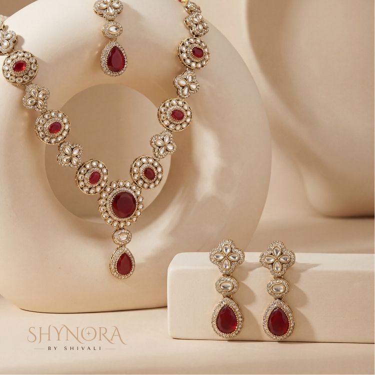 Raktima Rani Kundan Necklace Set