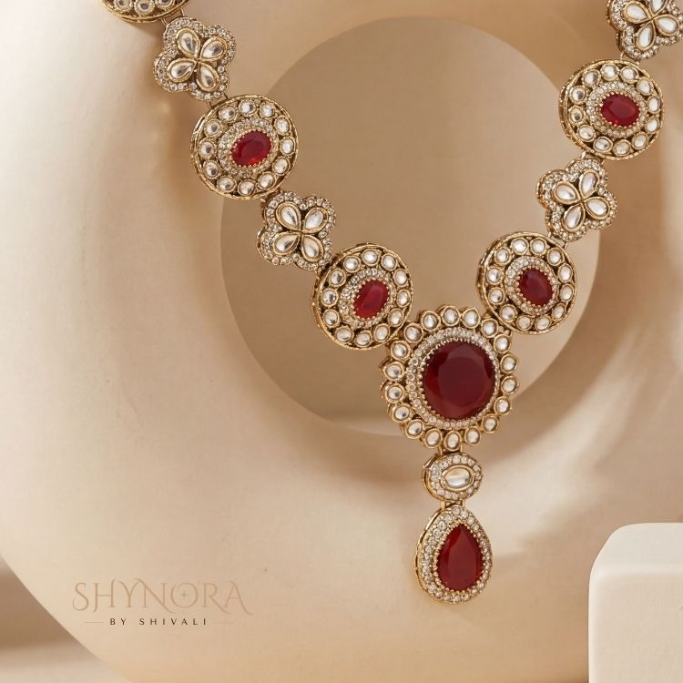 Raktima Rani Kundan Necklace Set