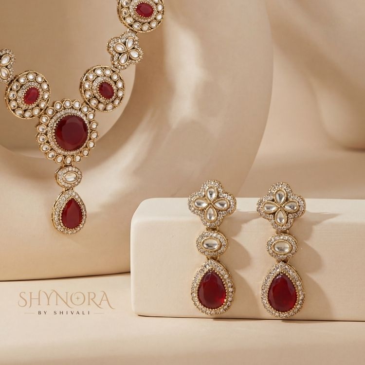 Raktima Rani Kundan Necklace Set