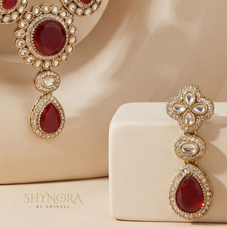 Raktima Rani Kundan Necklace Set