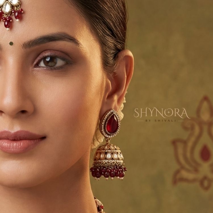 Noor-e-Gul Ruby Emerald Kundan Choker Set