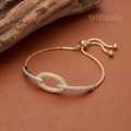 Oval Link Pave Chain Bracelet – Shynora By Shivali