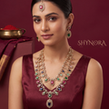 Multicolor Gemstone Multi Layer Bib Necklace Set – Shynora By Shivali