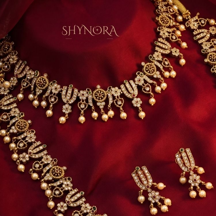 Swarna Riwaayat Dual-Layer Pearl Necklace Set
