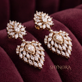 Chandbali Floral Teardrop Earrings – Shynora By Shivali
