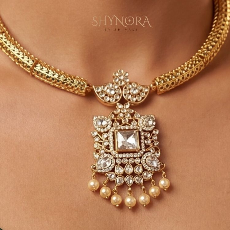 Aarohi Royale Kundan Choker Set