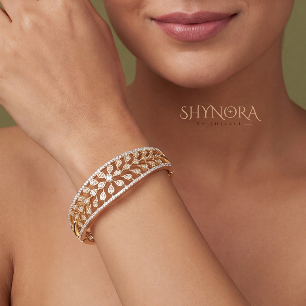 Leaf Paisley Kada – Shynora By Shivali