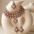 Gulnaar Ruby Kundan Choker Set