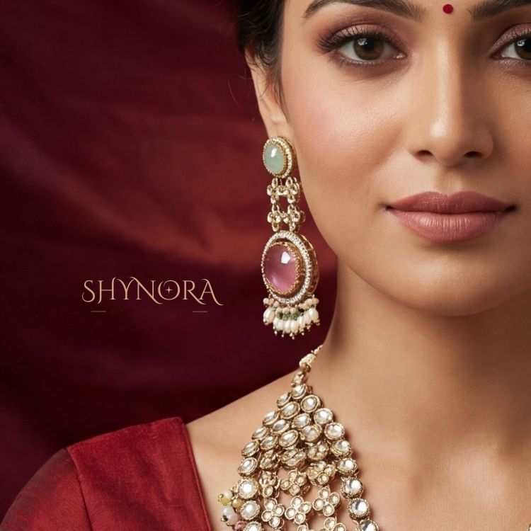 Noor-e-Rang Multi-Layer Kundan Necklace Set