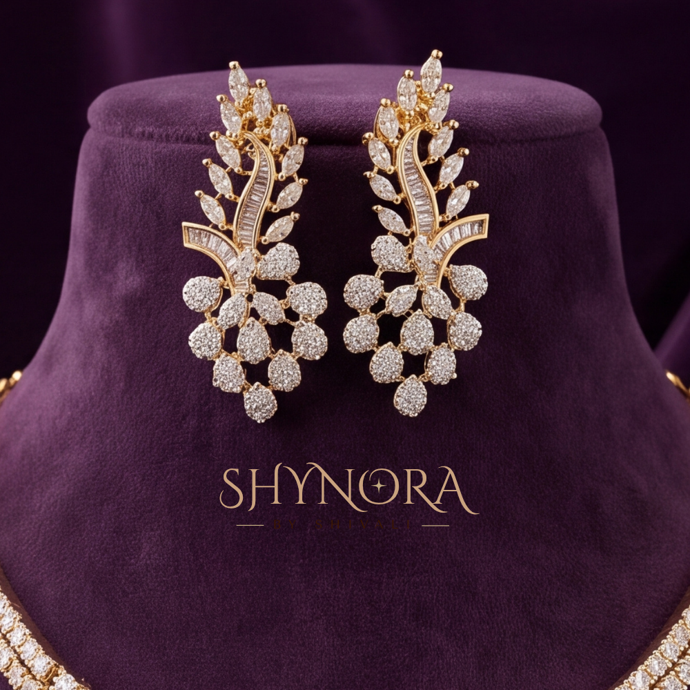 Floral Spray Necklace Set – Shynora By Shivali
