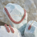 Ruby Leaf Vine Necklace Set – Shynora By Shivali