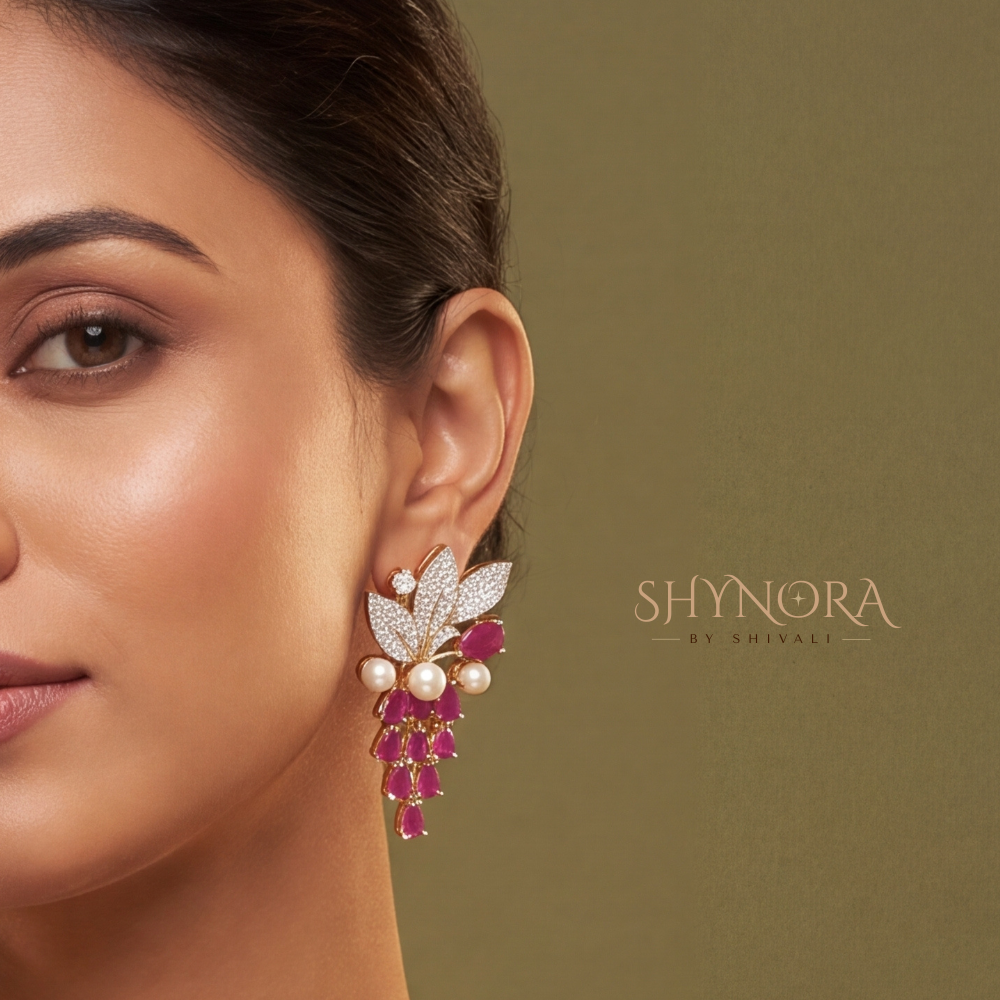 Diamond Fan Chandelier Pendant Set – Shynora By Shivali