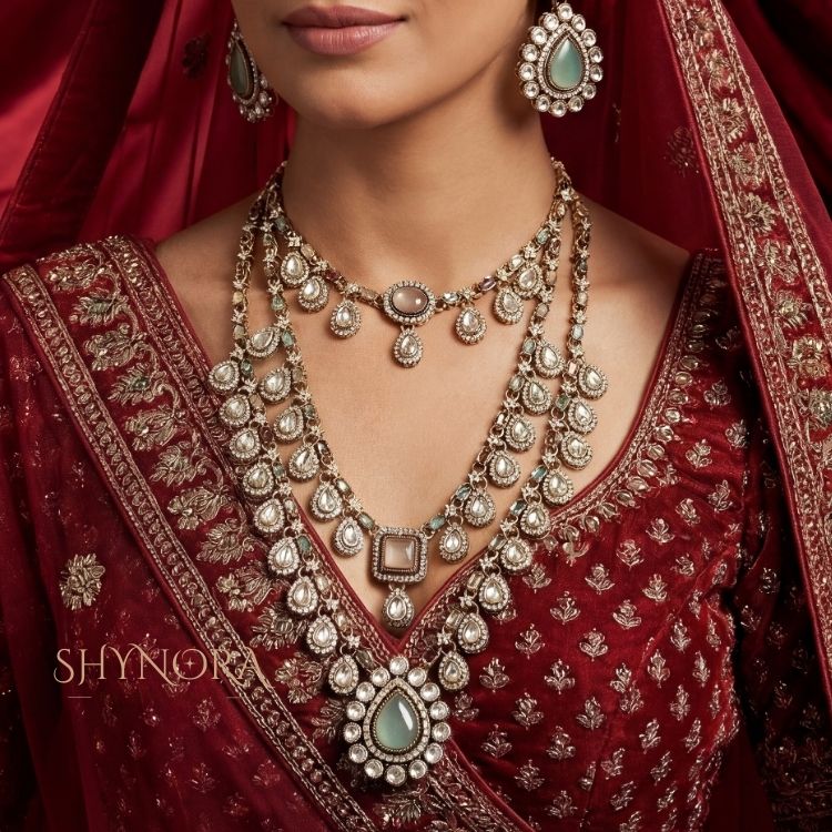 Aarohi Layered Kundan Necklace Set