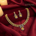 Saanvi Sunlit Drops Necklace Set