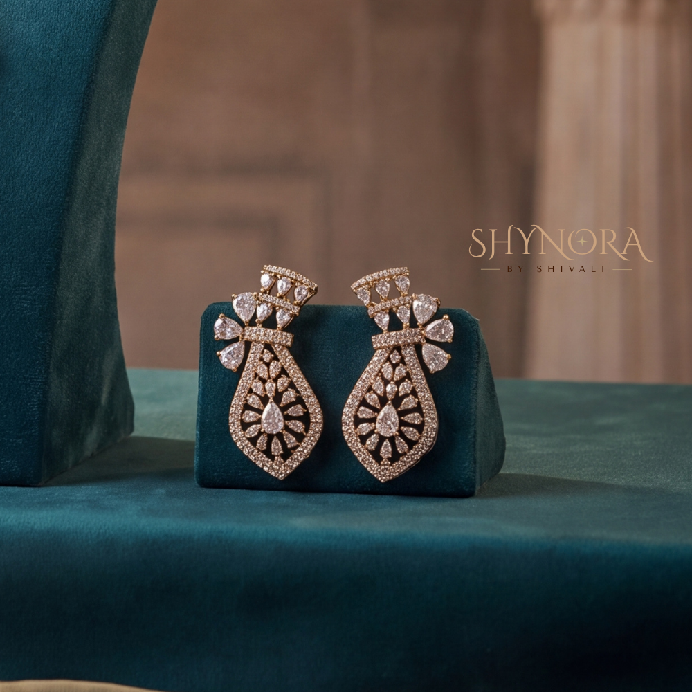 Multi-Strand Floral Pendant Necklace Set – Shynora By Shivali