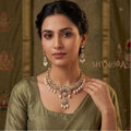 Chandrika Pearl Polki Choker Set