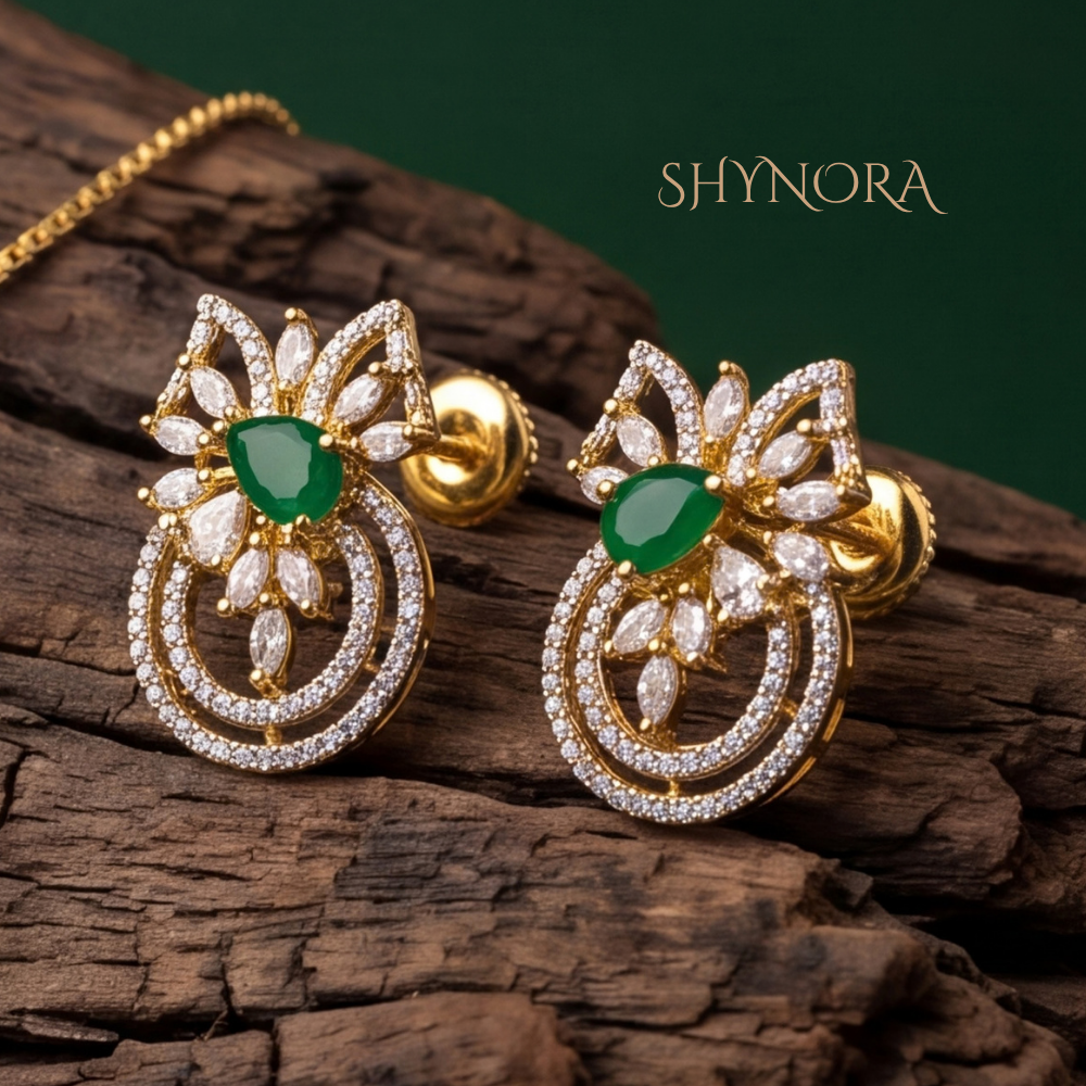 Diamond Pearl Starburst Pendant Set – Shynora By Shivali