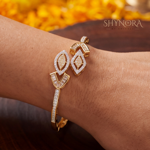 Diamond Marquise Cuff Kada – Shynora By Shivali