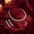 Baguette Floral Rosette Necklace – Shynora By Shivali