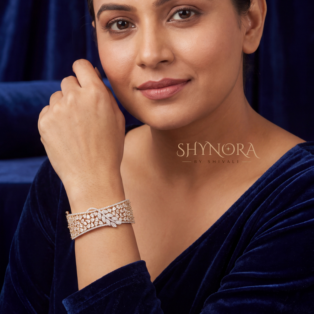 Leaf Vine Wide Kada – Shynora By Shivali