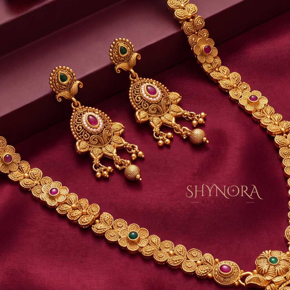 Antique Kundan Round Medallion Rani Haar – Shynora By Shivali