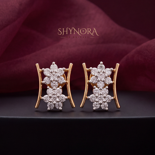 Double Floral Climber Earrings – Shynora By Shivali