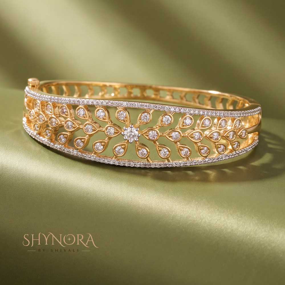 Leaf Paisley Kada – Shynora By Shivali