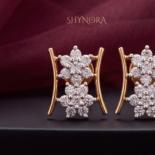 Double Floral Climber Earrings – Shynora By Shivali