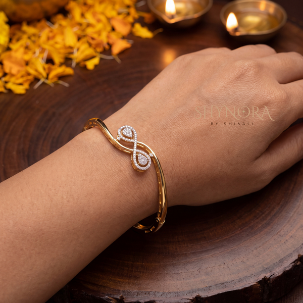 Infinity Teardrop Cuff Kada – Shynora By Shivali