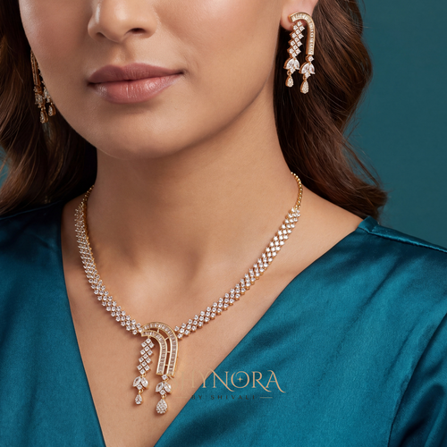Diamond Tassel Choker Necklace – Shynora By Shivali