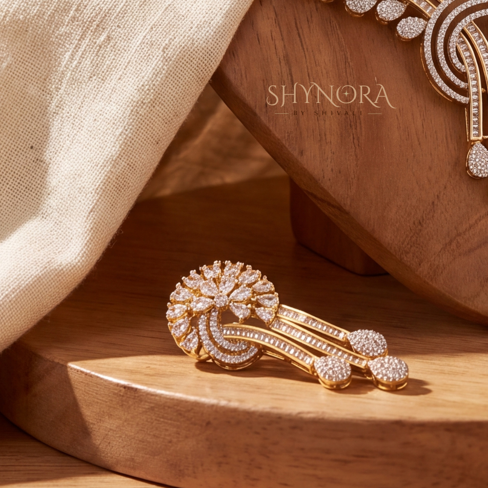 Chandelier Fan Drop Necklace Set – Shynora By Shivali