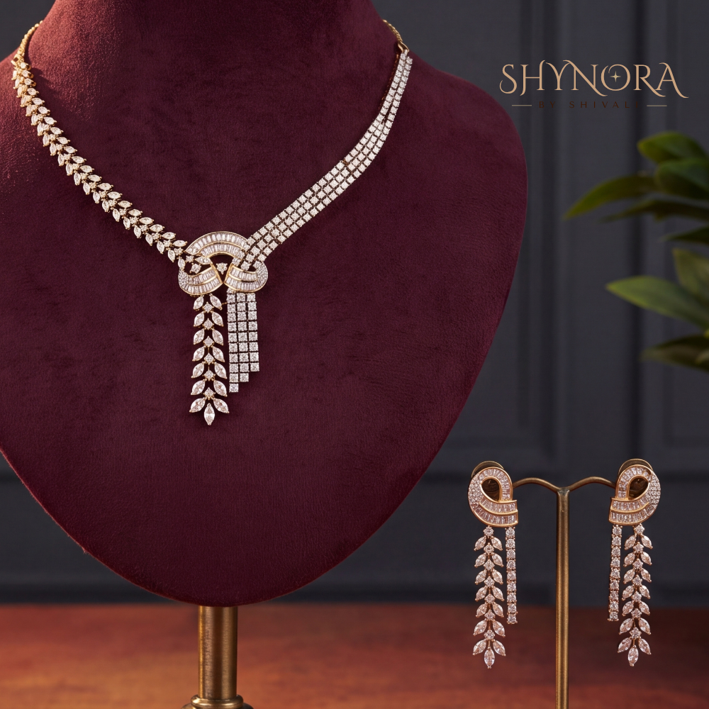 Cascading Wrap Necklace Set – Shynora By Shivali