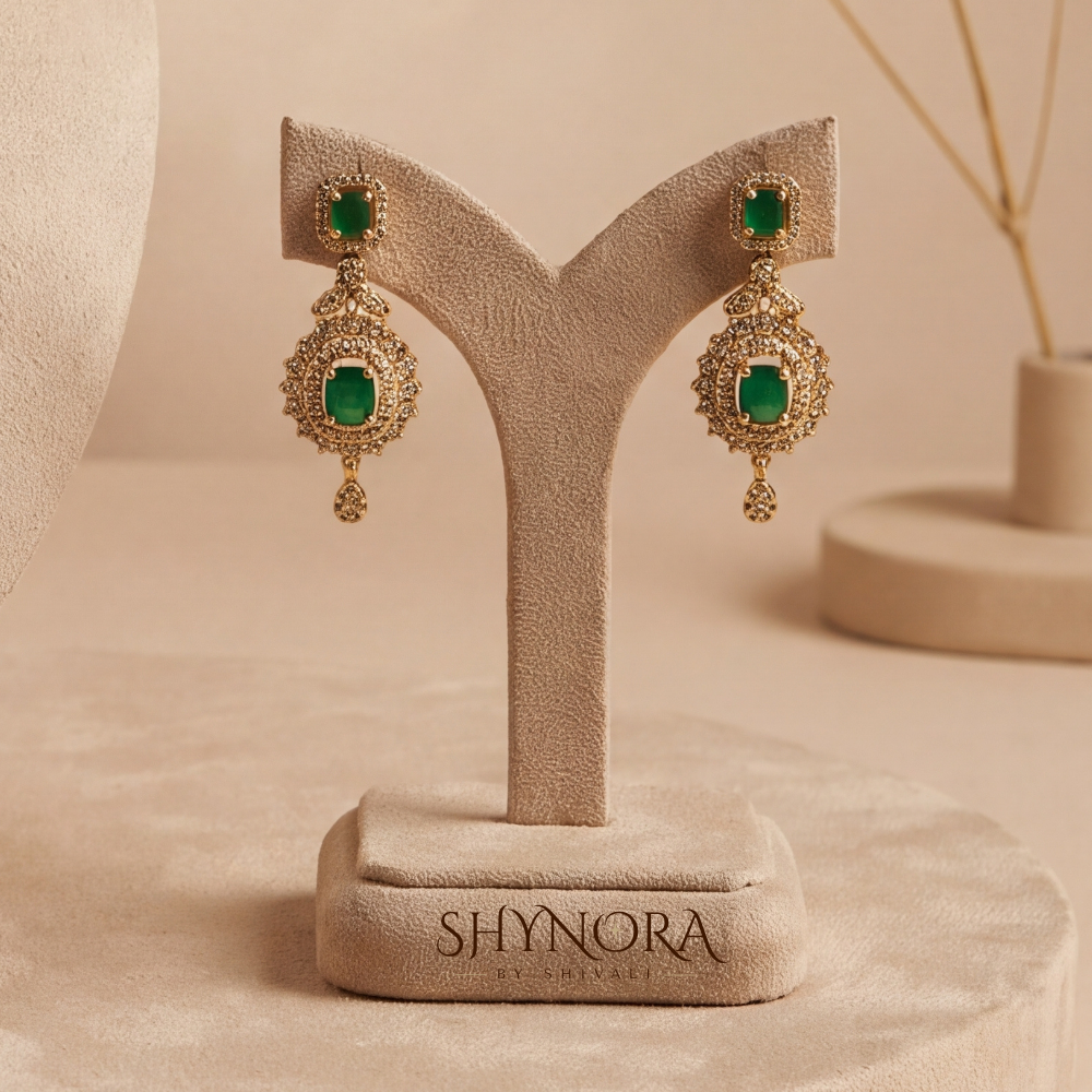 Sapphire Delicate Pendant Necklace Set – Shynora By Shivali