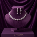 Round Cluster Link Necklace Set – Shynora By Shivali
