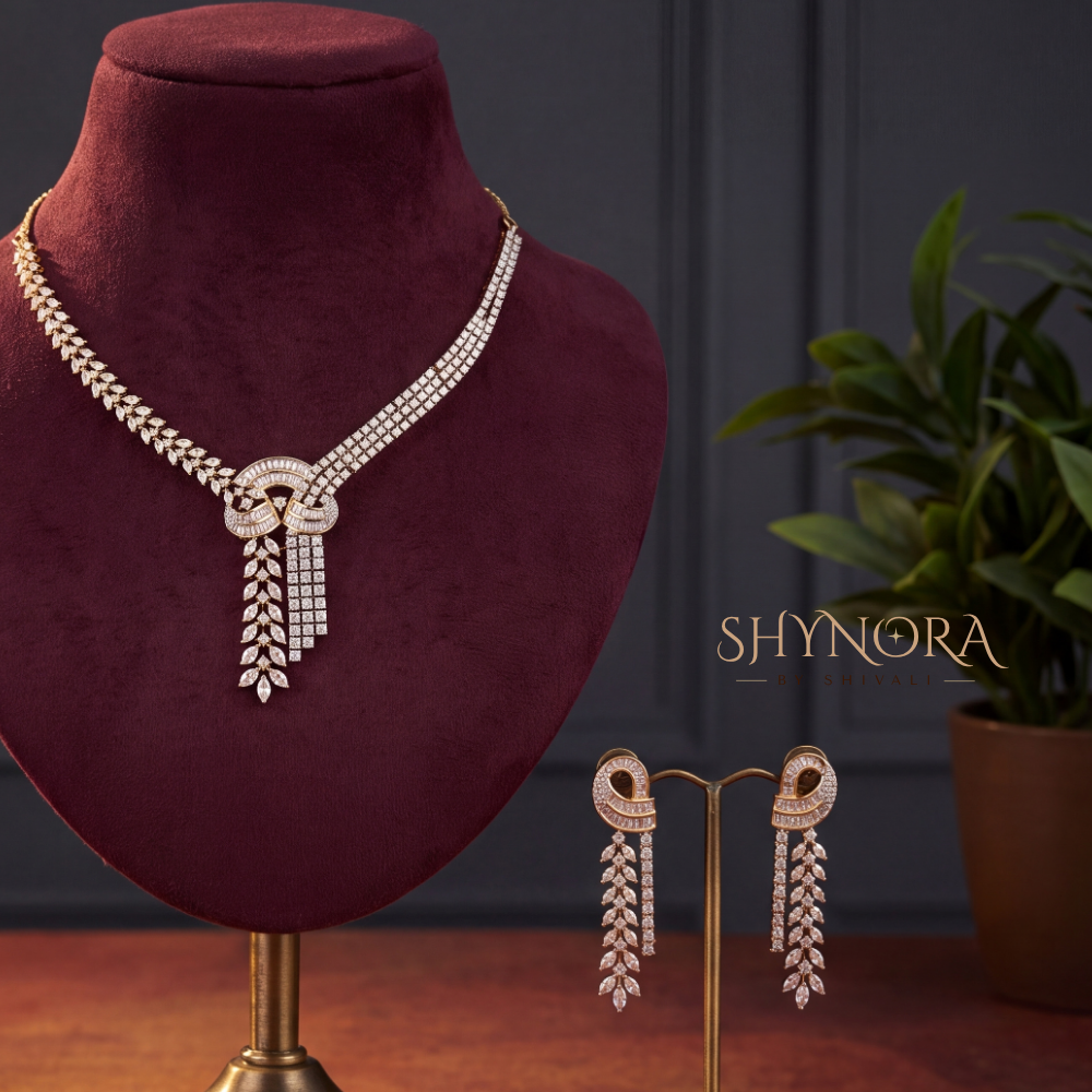 Cascading Wrap Necklace Set – Shynora By Shivali