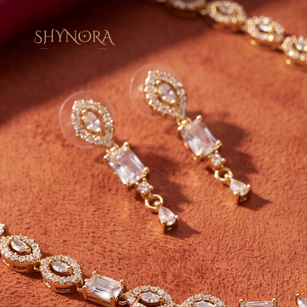Starburst Pendant Necklace Set – Shynora By Shivali
