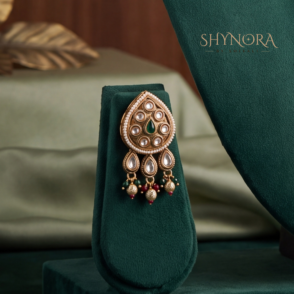 Colored Kundan Pearl Strand Rani Haar – Shynora By Shivali
