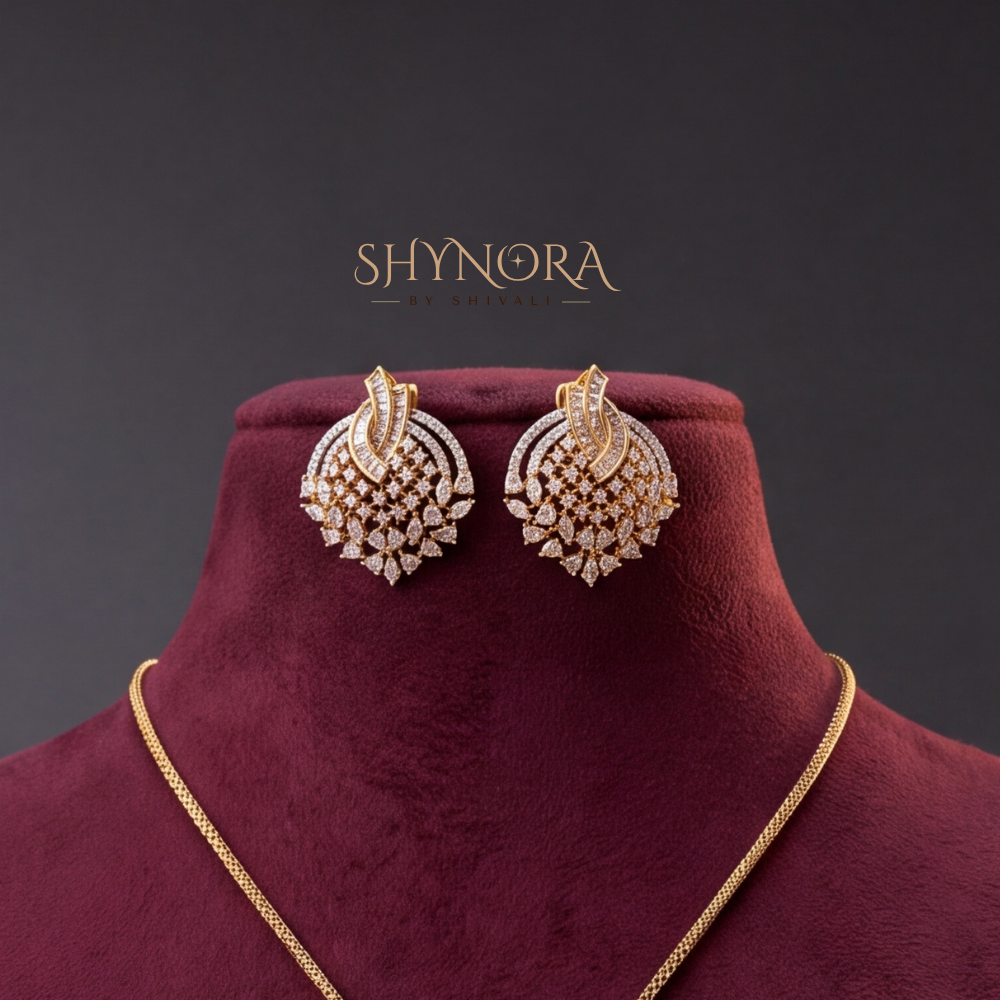 Paisley Cluster Pendant Set – Shynora By Shivali