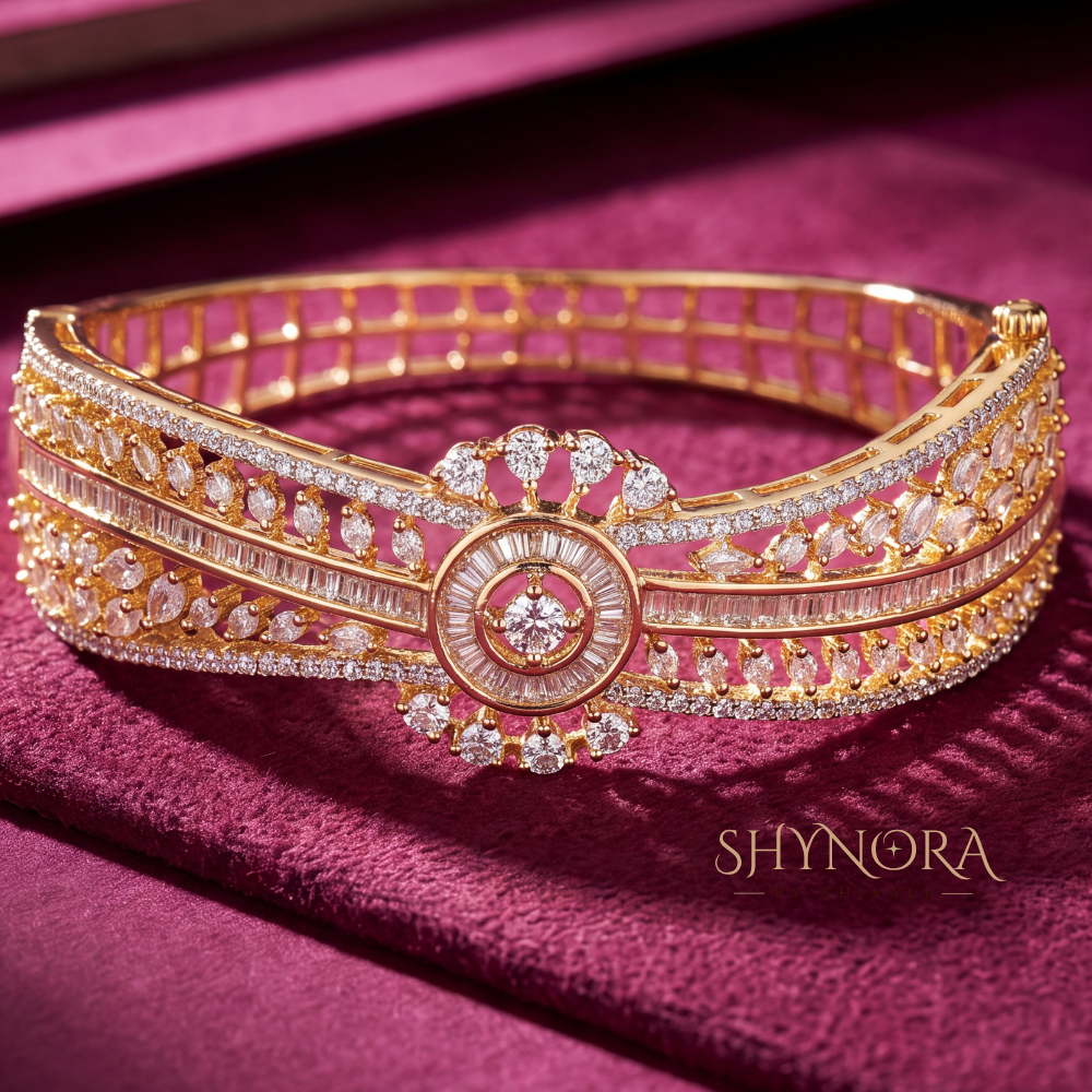 Round Medallion Lattice Kada – Shynora By Shivali