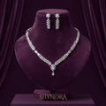 Leaf Vine Pear Drop Necklace Set – Shynora By Shivali
