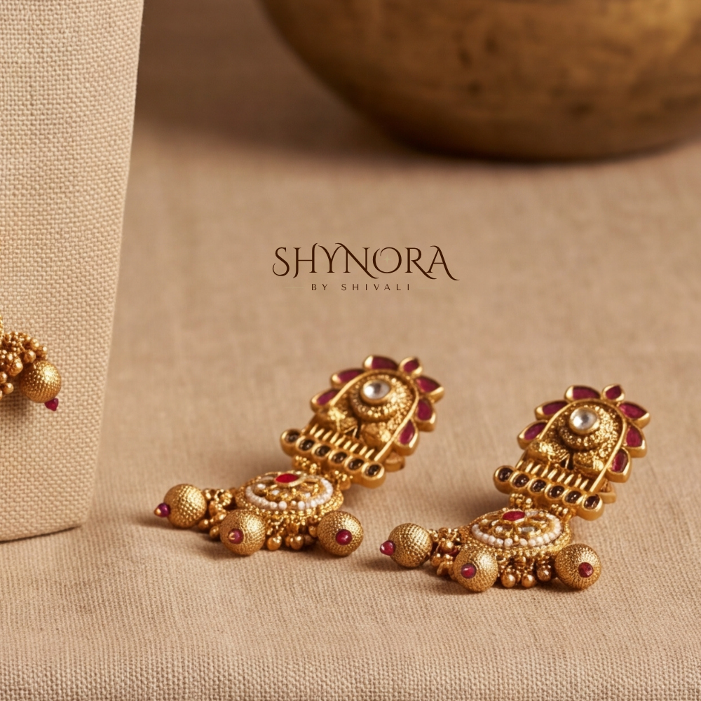 Pearl Strand Round Pendant Rani Haar – Shynora By Shivali