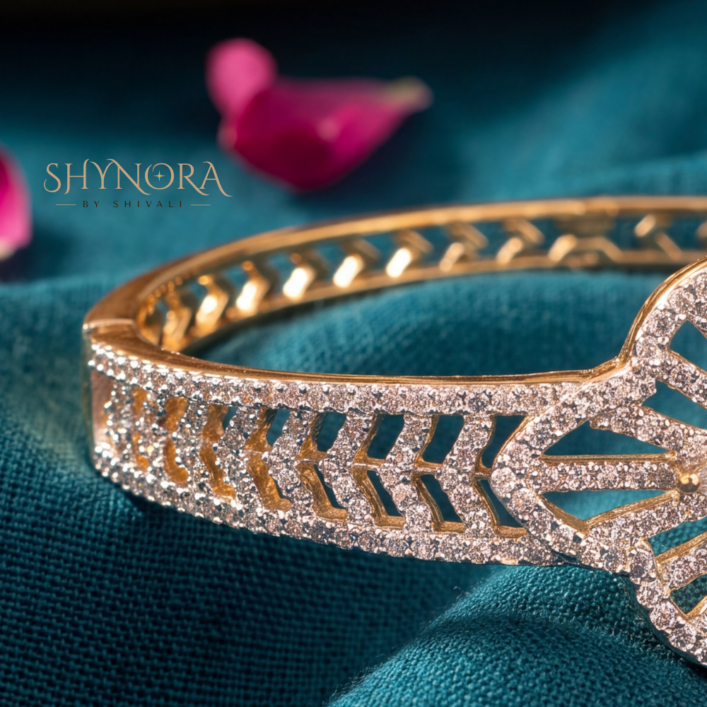 Sunburst Leaf Kada – Shynora By Shivali