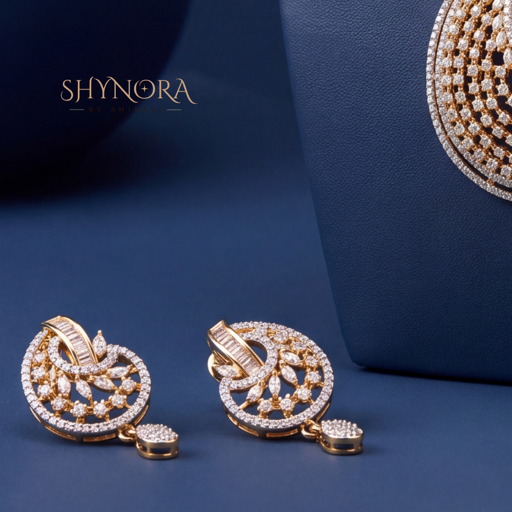 Paisley Swirl Drop Pendant Set – Shynora By Shivali