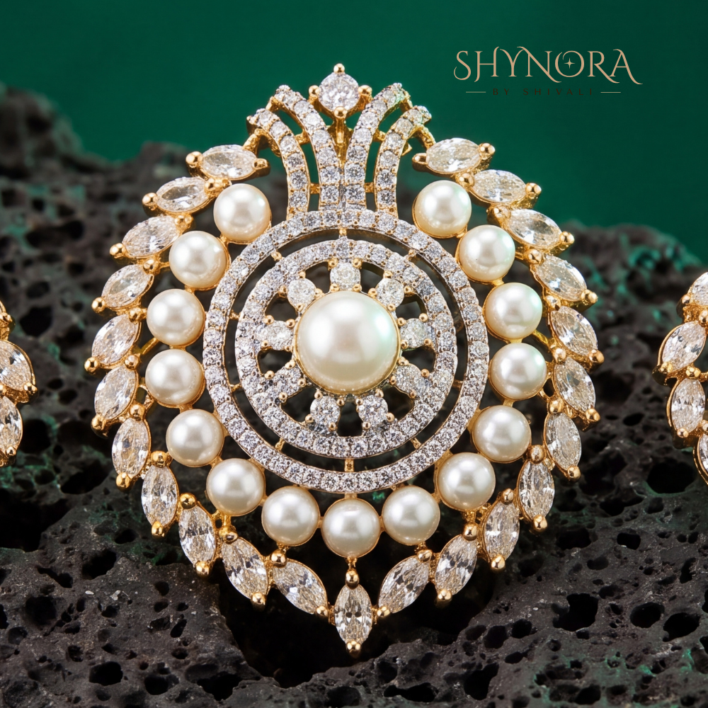 Star Medallion Pendant Set – Shynora By Shivali
